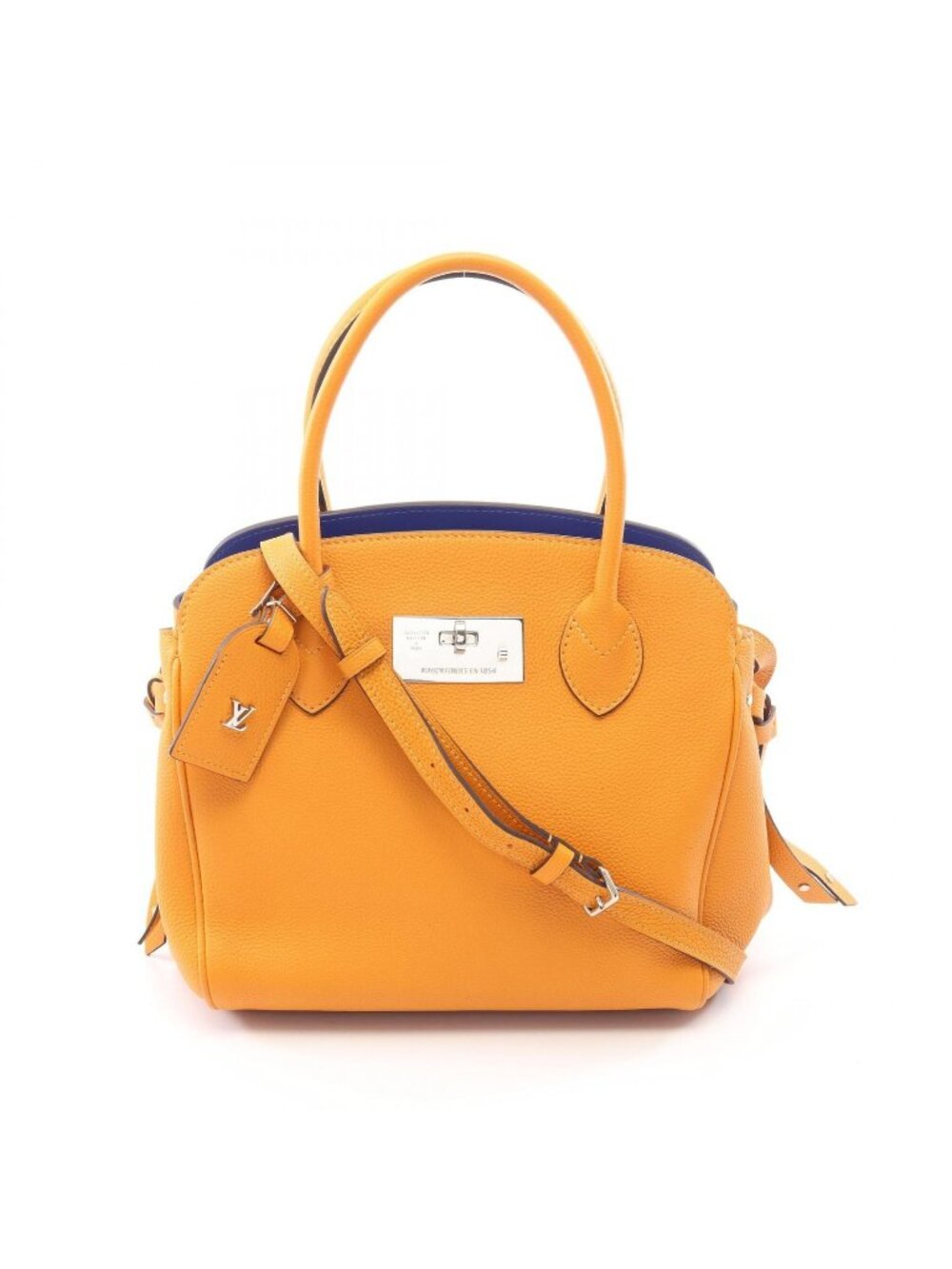 Louis Vuitton Handbag Mila PM Saffron Leather
